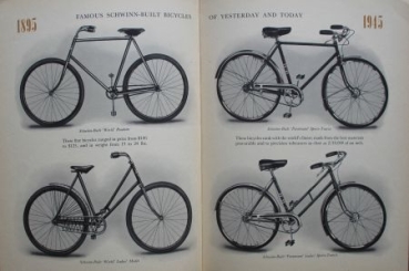 Schwinn-Built Bicycles "50 years of Bicycles" Bicycle-History 1945 (3795)